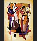 Alfred Gockel The Beat Goes On painting